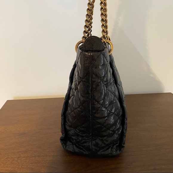 Chanel Coco Pleats Tote - black / metallic - Picture 4 of 7